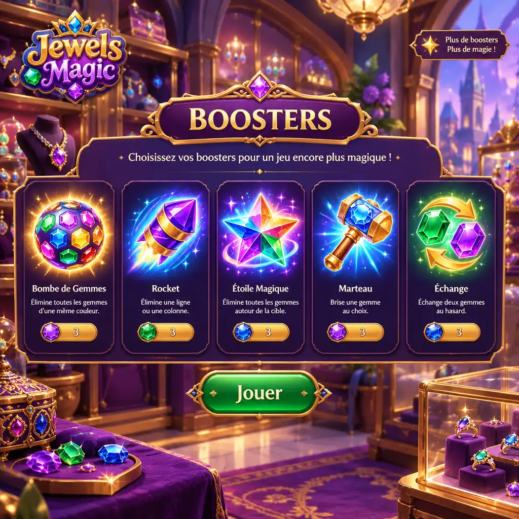 Boosters de Jewels Magic